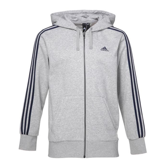 pull gris adidas