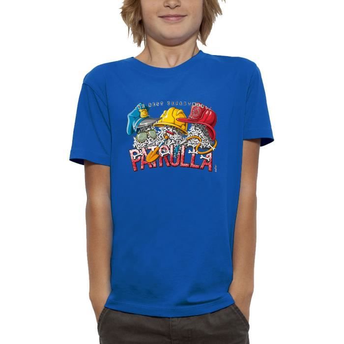 T Shirt 3d Pat Patrouille En Realite Augmentee Pixel Evolution Enfant Bleu Royal Cdiscount Pret A Porter