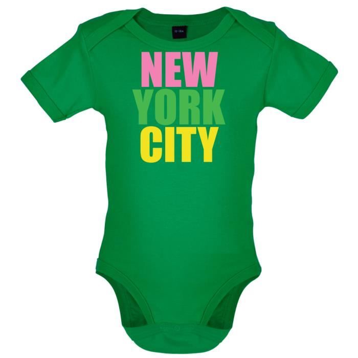 Dredown New York City Marrant Bebe Body Vert Achat Vente Body Soldes Cdiscount