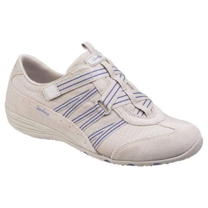 skechers running femme beige