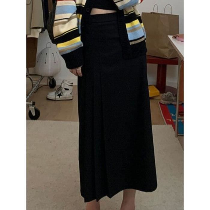 Ba&sh - JUPE MIDI ASYMÉTRIQUE EN JACQUARD
