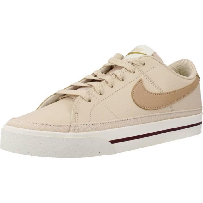Nike Baskets NIKE COURT LEGACY NEXT NATUR Beige - Mixte - Lacets - Synthétique