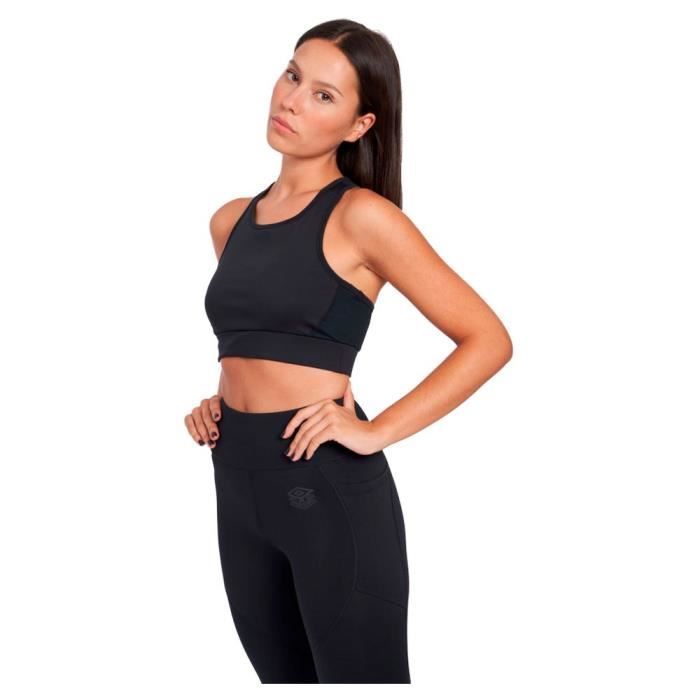Soutien-Gorge de Sport Pro Training - UMBRO - Femme - Noir - Fitness - Respirant Soutien-Gorge de Sport Pro Training - UMBRO - Femme - Noir - Fitness - Respirant