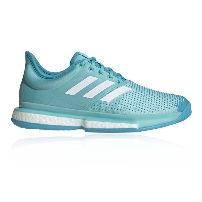tennis adidas bleu