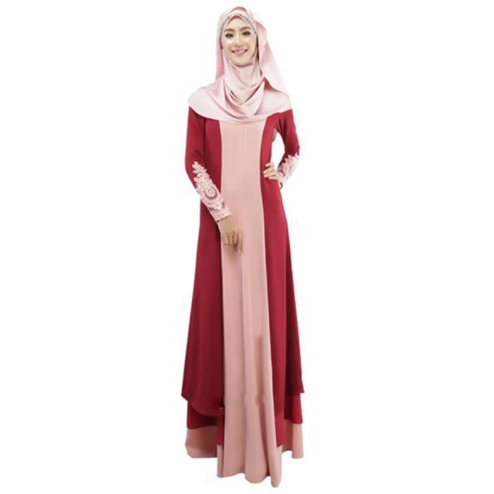 robe arabe rouge