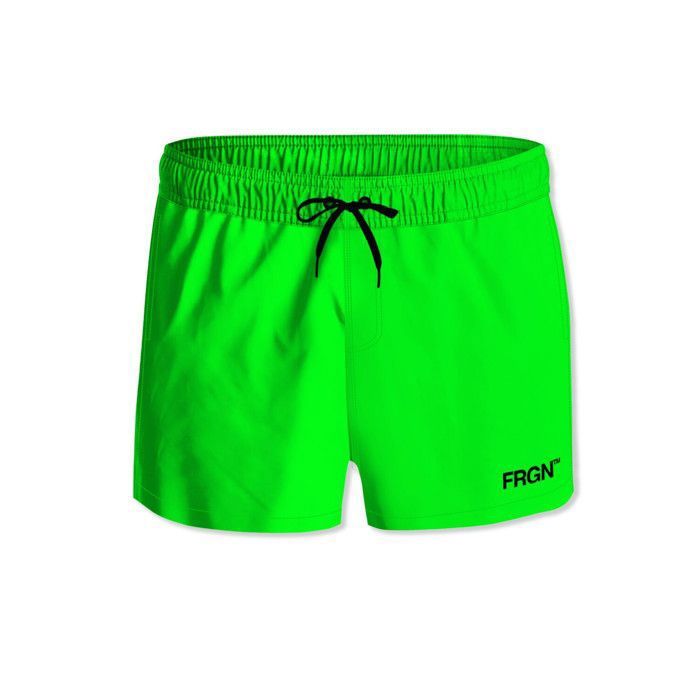Maillots Short Jaune Fluo Homme Maillot Short Freegun Maillot De