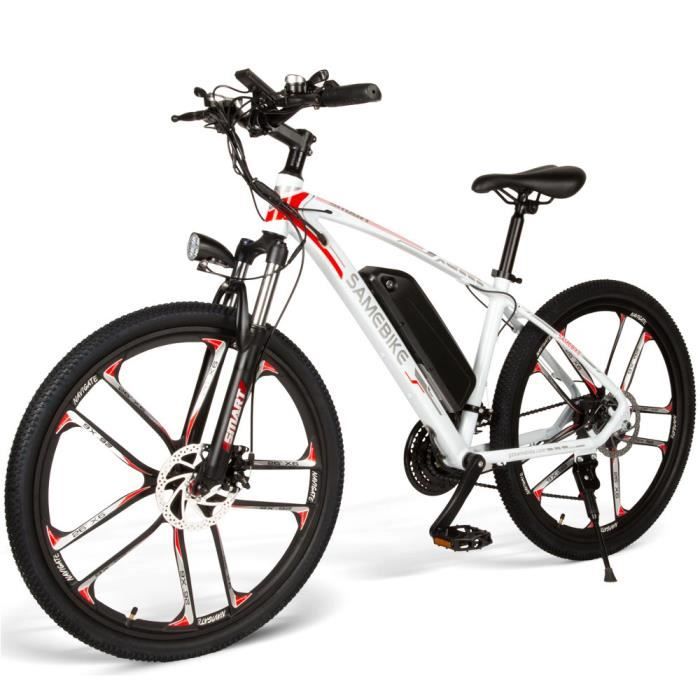 Vélo Électrique CHEEVALRY C26 – 26 Pouces – 350W – Autonomie 100 Km – Noir