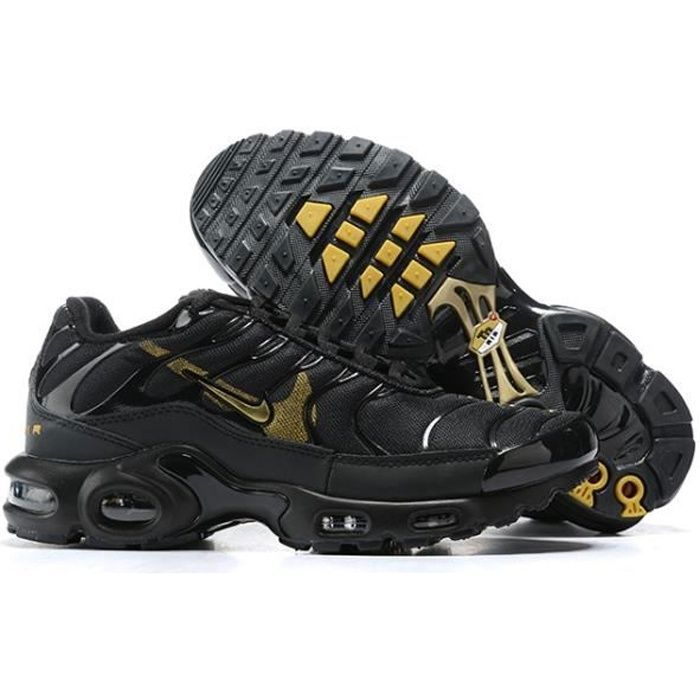 Baskets Universitaires Nikes Wmns Airs Maxs Plus TN Se Retro Noir Cuir Lacets Noir Cdiscount Chaussures
