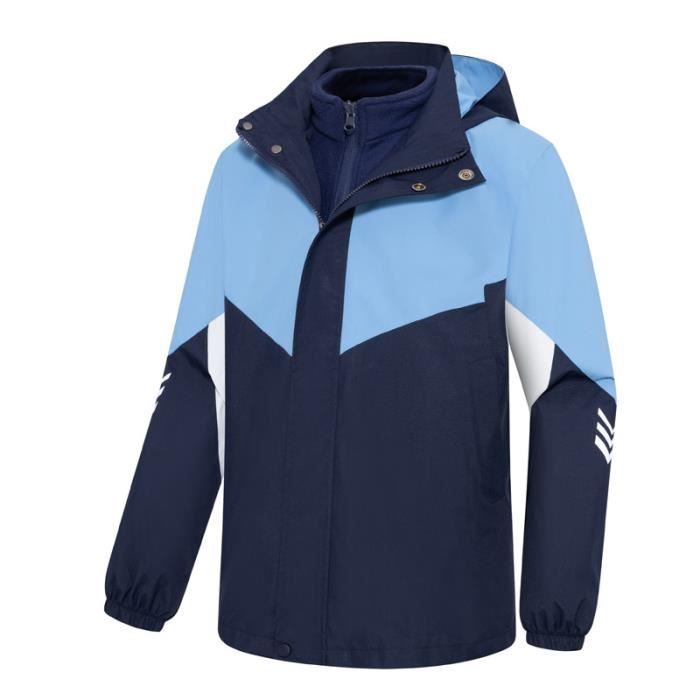 Manteau imperméable à capuche - Vert - Homme