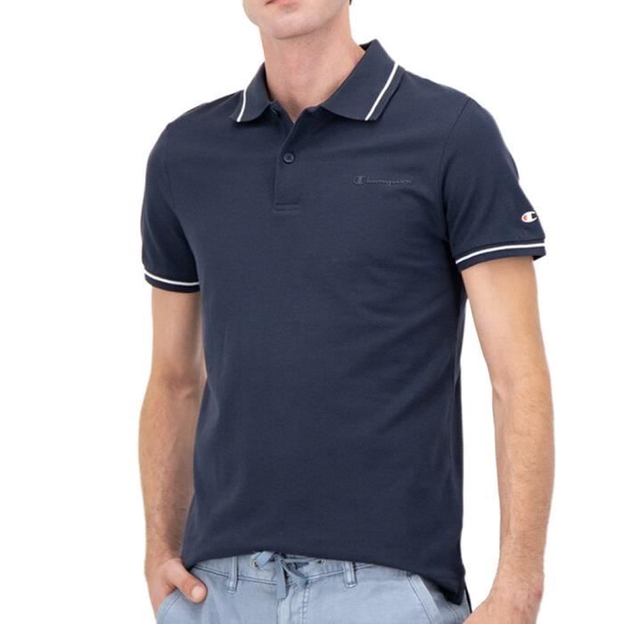 Polo Marine Homme Champion Basic Bleu Cdiscount Pr t Porter