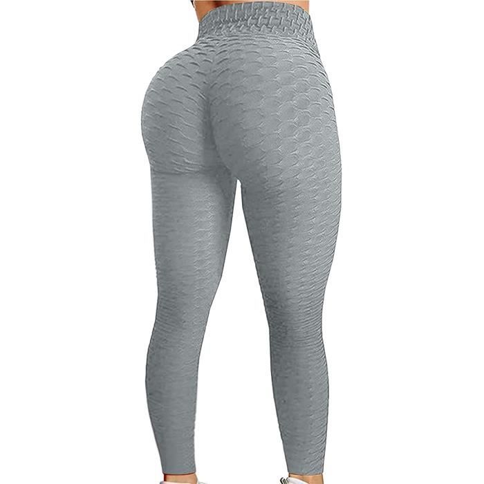 Femme Leggings Anti Cellulite Taille Haute Remontant Yoga Pants