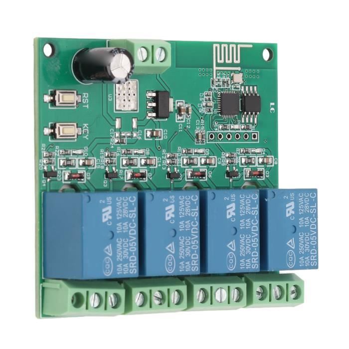 Module Relais Industriel 6 Canaux ESP32 S3 W F I, Prend En Charge W F I/Bl Ue Tooth / RS485, Interfaces RS485 / Pico HAT Intégrées, Pour Extension RTC/CAN/RS232/LoRa/Sensor, Etc