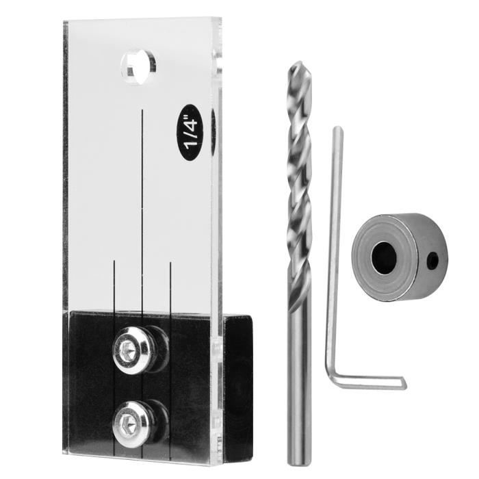 Jeu De 41 Gabarits De Perçage De Tenons, Guides De Rejet De Tenons En Bois Avec Butées