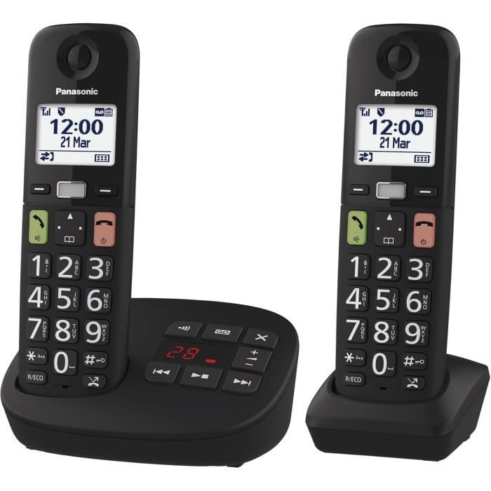 Panasonic KX TGU132EXB téléphone Téléphone analogdect Neuf - vue 3