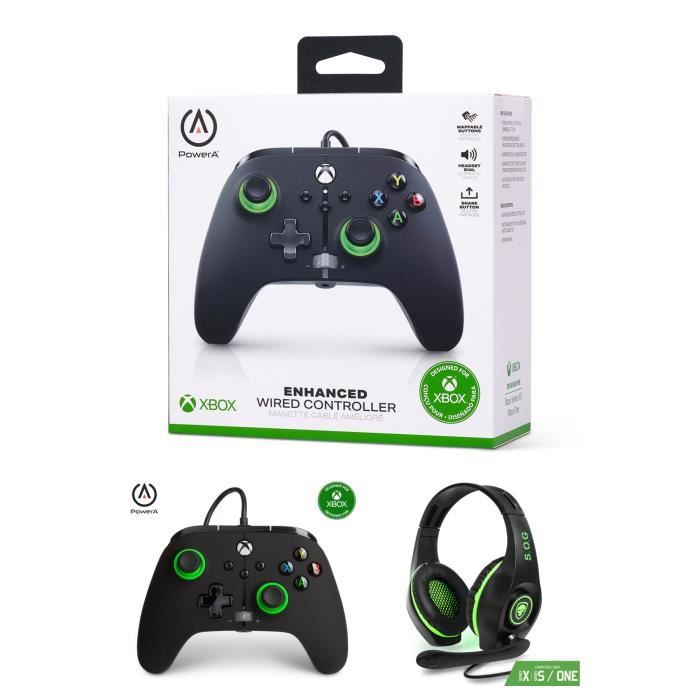 Manette XBOX ONE X PC Officielle + Casque Gamer PRO H8 SPIRIT OF GAMER XBOX ONE/ /XPC pas cher - vue 2