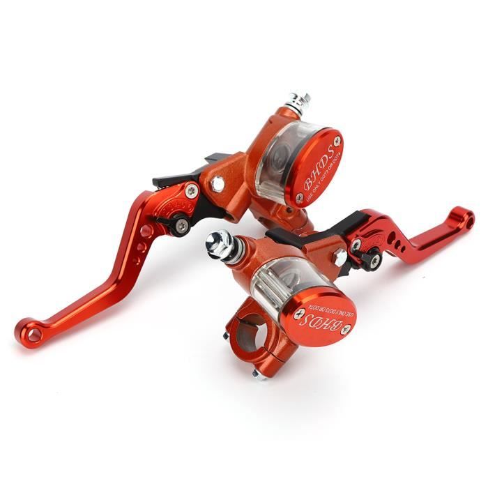 Leviers De Frein Et D'embrayage Moto En Aluminium CNC - 1 Paire (gauche: 16cm, Droite: 19cm) - Universel Pour Motos, Scooters