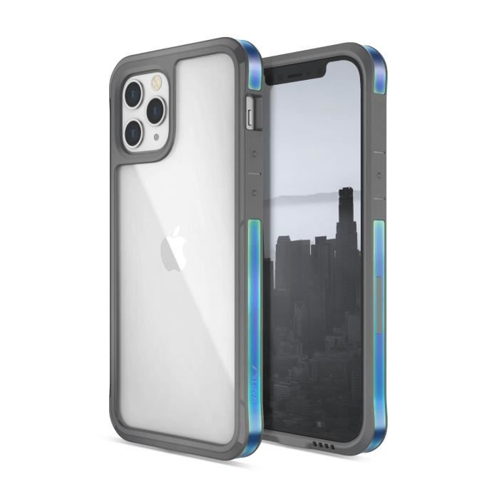 RAPTIC COQUE EDGE IRIDISCENT POUR IPHONE 12 PRO MAX