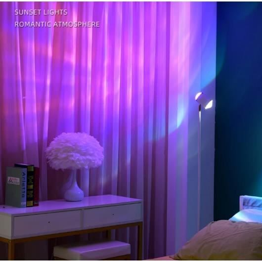 Lampadaire sur pied FIMEI avec Luminosité Réglable - LED moderne séparé  adaptée à la lecture dans la chambre ou le salon - Noir - Cdiscount Maison