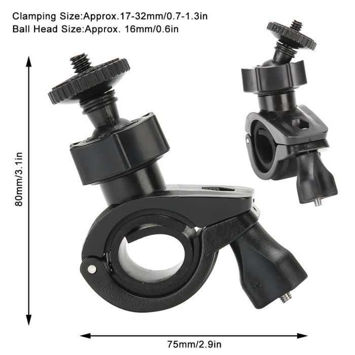 Support à Ventouse Pour Caméra De Voiture - Lot De 2, Rotatif Et Facile à Installer Sur Le Tableau De Bord