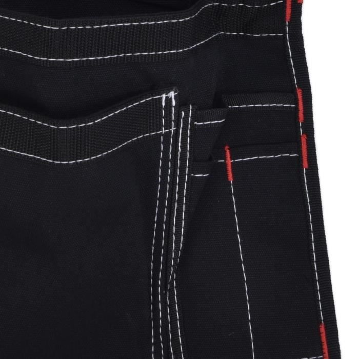 Sac Rangement Outils Jardinage Asgens - Ceinture Amovible Poches Multiples Oxford 600D