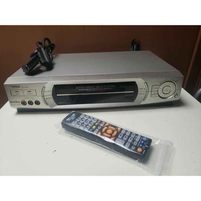 MAGNETOSCOPE SHARP VC-FH30 SUPER VHS S-VHS SVHS LECTEUR CASSETTE VIDEO VCR + TEL
