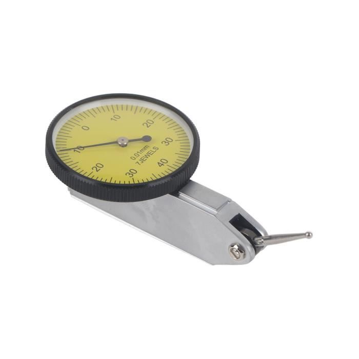 Indicateur De Test à Cadran Précis 0.01mm - Outil De Mesure Pour Ingénieurs Et Usinage - Acier Inox