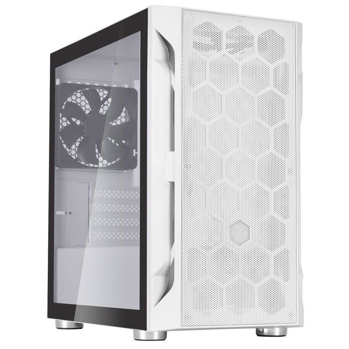 Boîtier PC Micro Tower - SILVERSTONE - FARA H1M - Blanc - 2x2.5 - 2x3.5 - Ventilateur 120mm