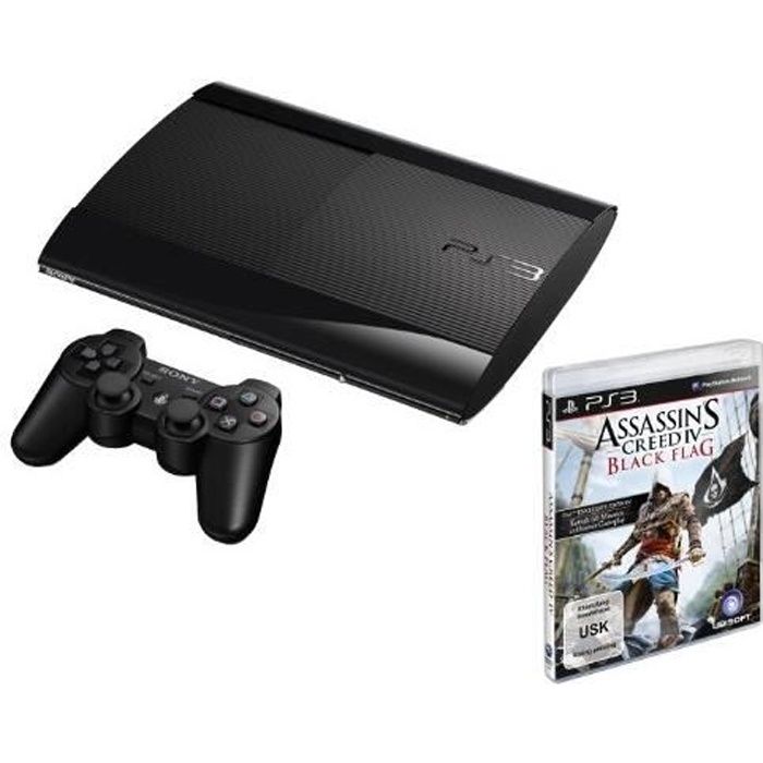 Console De Jeu - Sony - PS3 - 500 Go - Bundle - Assassins Creed IV: Black Flag