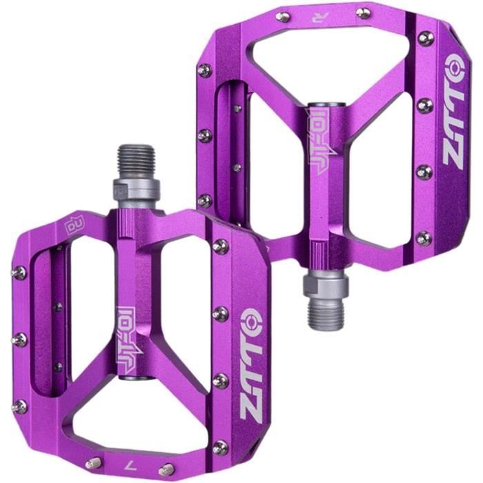 Formes de pedale de velo de Montagne VTT Pedales de velo en d aluminium Pedales de velo en metal antiderapantes 9 16 S240