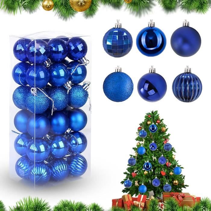 Emopeak Lot De 24 Boules De Noël Pour Sapin De Noël - Incassables