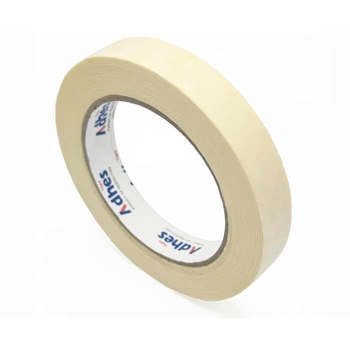 3 Rouleaux Ruban De Masquage Jaune 25mm X 50m - Pour Peinture Et Bricolage