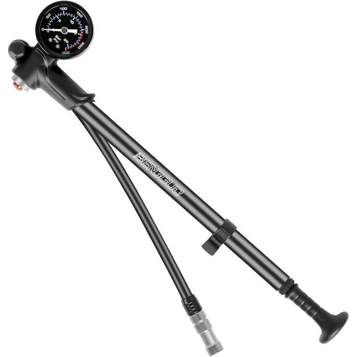 Pompe Haute Pression 300 Psi Pour Amortisseur Et Fourche De VTT/vélo Route - Jauge Incluse