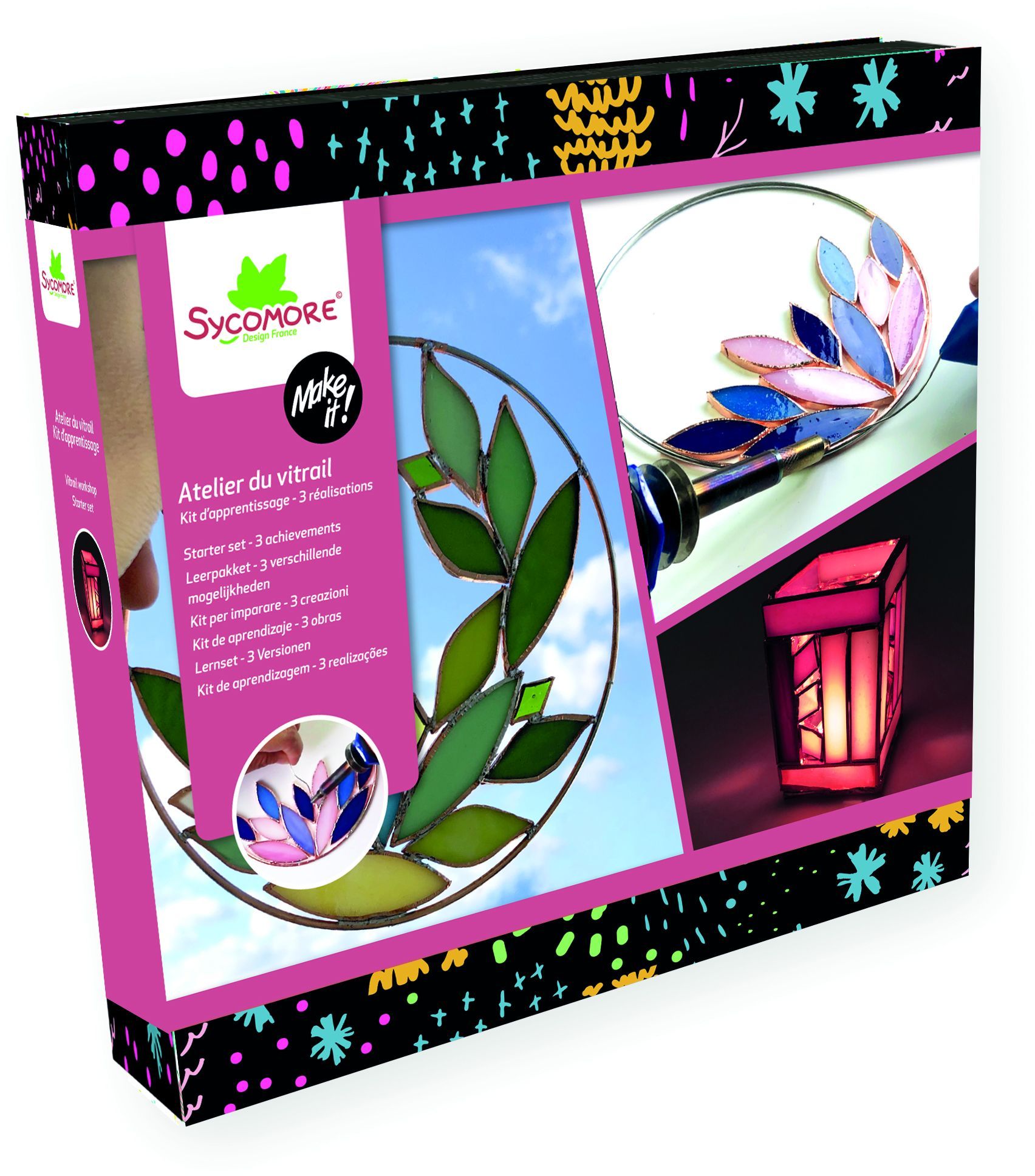 Kit dapprentissage Vitrail - SYCOMORE - Dès 12 ans
