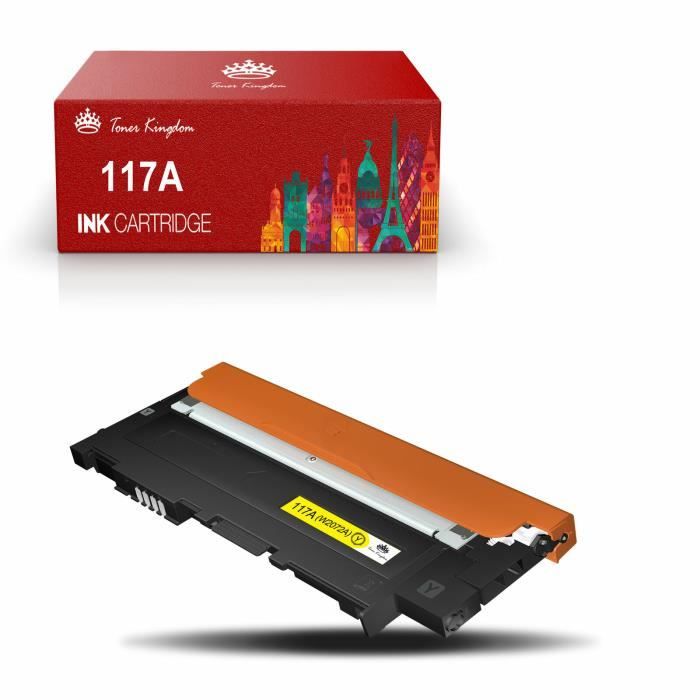 Jaune Cartouche de toner compatible pour HP 117A (W2070A) pour HP Color  Laser 150a 150w 150nw MFP 178nwg MFP 179fnw MFP 179fwg - Cdiscount  Informatique