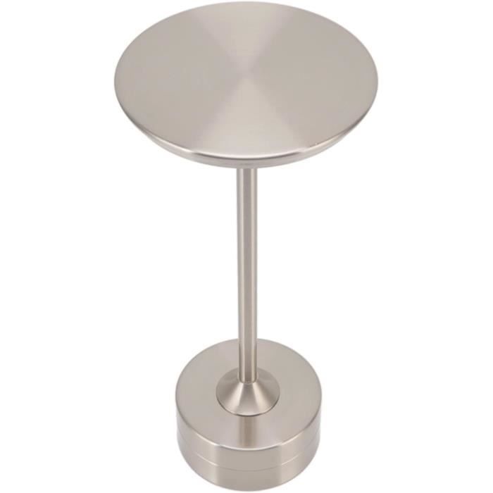Lampe De Chevet Sans Fil, Lampe De Table Led Portable En Métal De Type