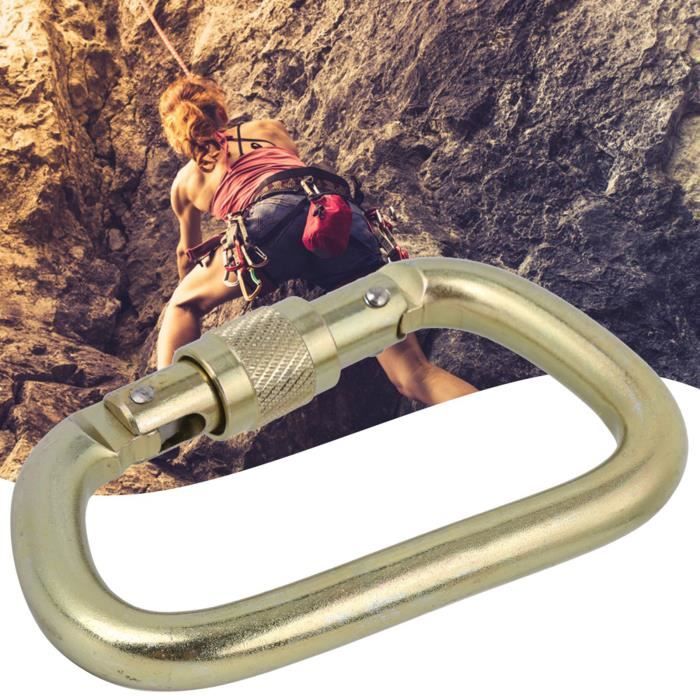 Accessoire Camping Mousqueton En Cœur Alliage Aluminium - Pour Sac à Dos, Camping, Randonnée - Léger Et Résistant Mousqueton Aluminium Léger