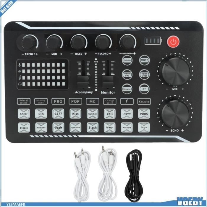 Changeur De Voix Portable Greensen - 7 Effets (homme/femme, Bébé, Etc.) - Compatible PC, Téléphone, Jeux En Ligne - 8
