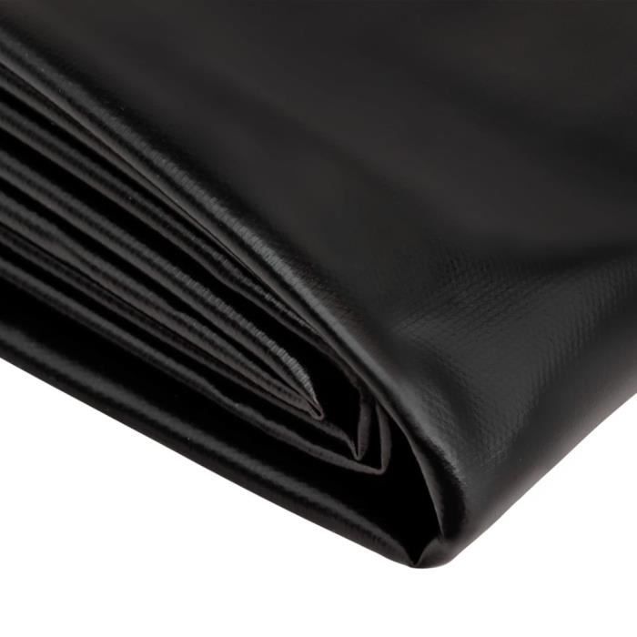 Sous-couche De Protection Pour étang - Bâche HDPE Noire 6,6x9,9 Pi (2x3 M) - Protège Le Liner Des Pierres Et Racines - Pour Bassin, Jardin D'eau, Fontaine - 5