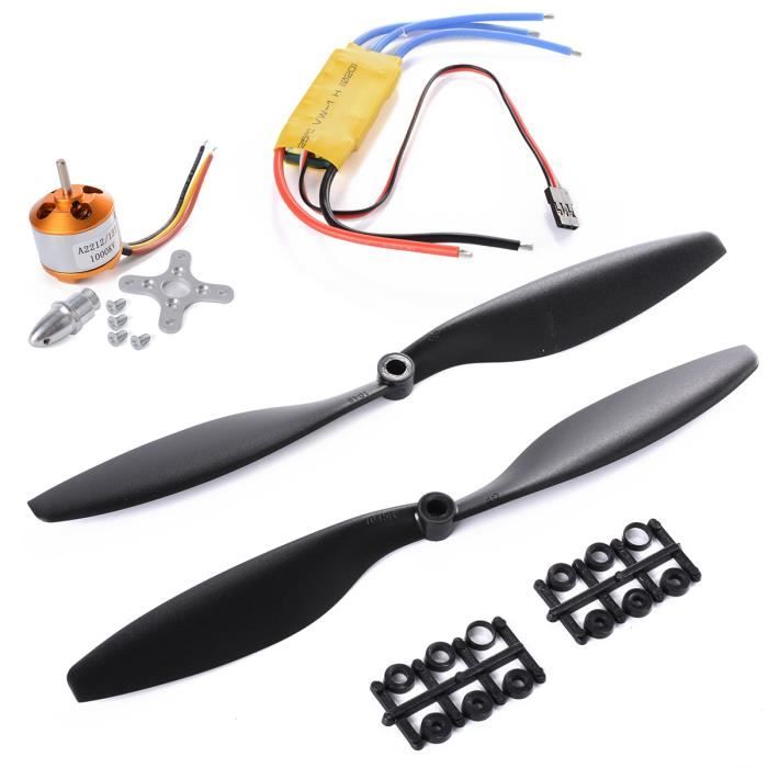 Moteur RC Brushless A2212 1000KV + ESC 30A - Pour Avion & Hélico Modèle Réduit
