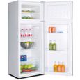 CALIFORNIA réfrigérateur 2 portes congélateur en haut 206 litres (166+40) argent-1