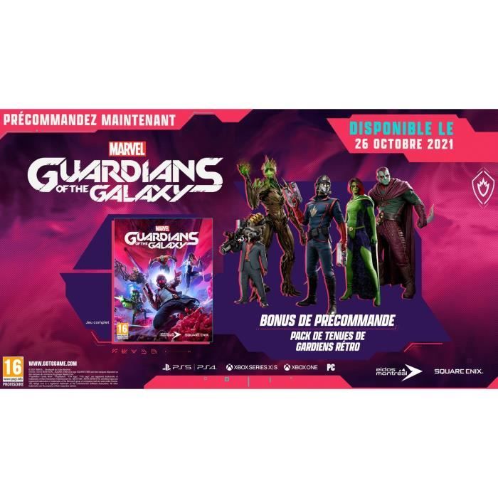 Jeu PS5 Guardians Of The Galaxy - Édition Comme Neuf - PEGI 16 - Sortie 2021