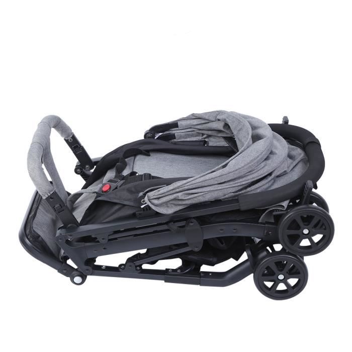 Poussette double detachable deals