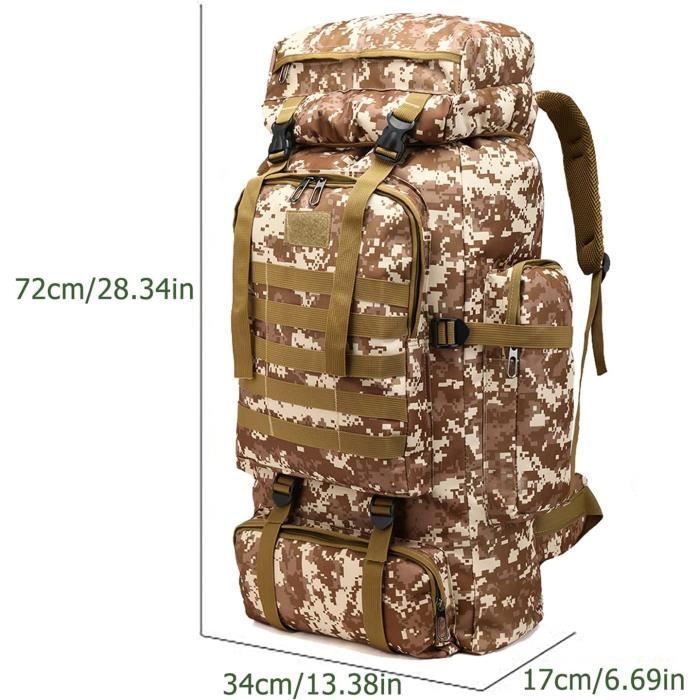 Sac à outlet dos camouflage armée