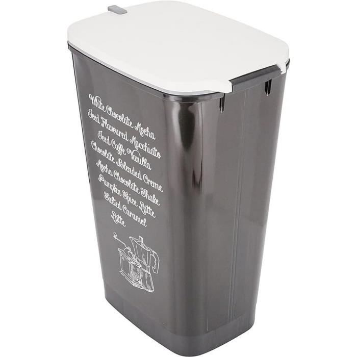 Curver Chic L Bin, Poubelle À Pédale Avec Anneau D'Arrêt De Sac Pour La Curver Chic L Bin, Poubelle À Pédale Avec Anneau D'Arrêt De Sac Pour La