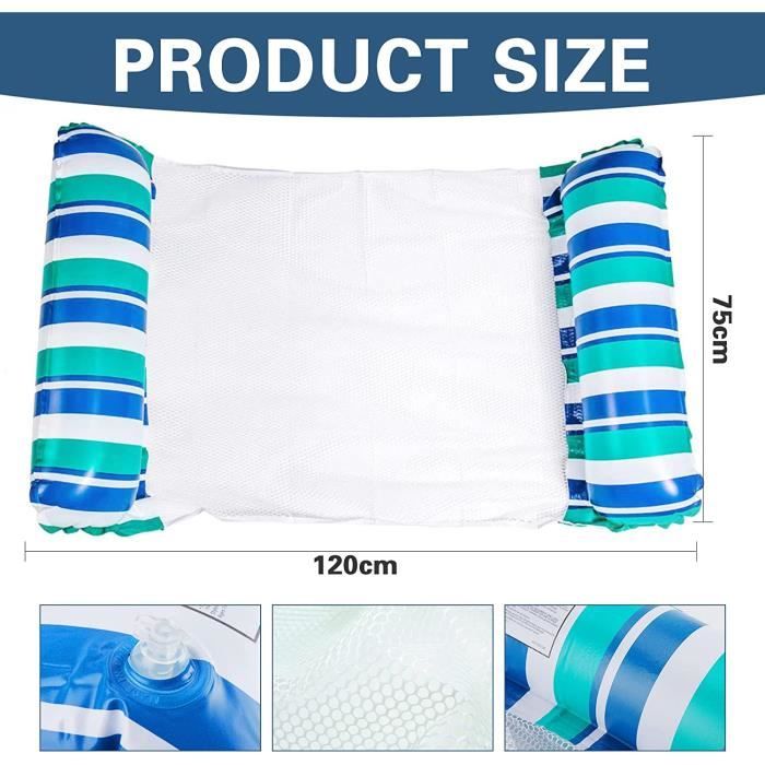 Lit Flottant Gonflable Portable Matelas Pneumatique Pliable Pour Piscine Accessoires De Natation Ext Rieurs Rose