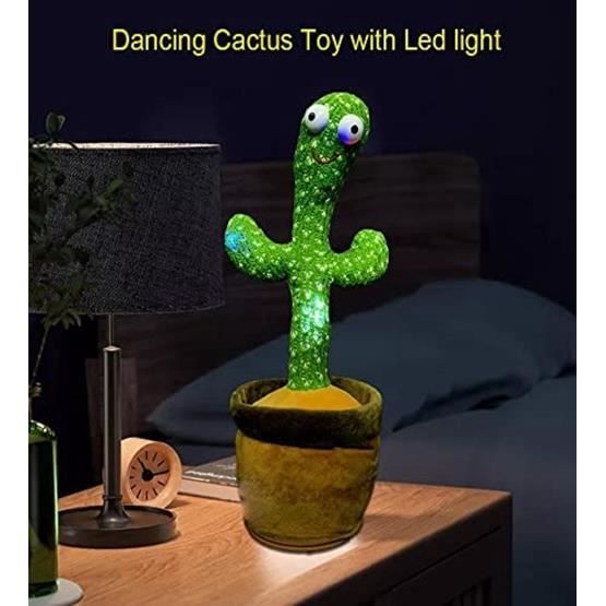 Cactus Qui Danse et Répète ce Que Vous Dites. Cactus poupée avec et  lumières. Cactus Dansant avec 120 Chansons pour Apprendre Les - Cdiscount  Jeux - Jouets