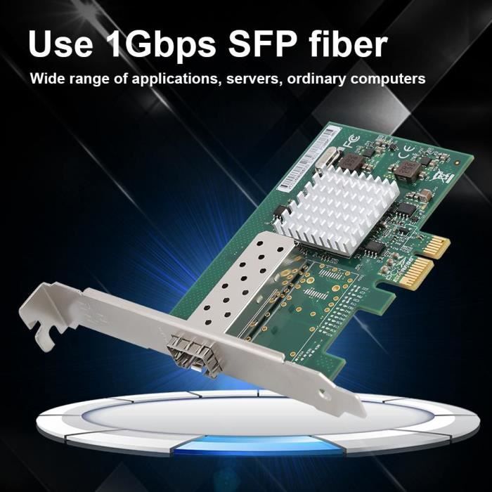 10Gtek® Carte Réseau 10GbE PCIE Broadcom 57810S Chip, Dual SFP+ Ports,  10Gbit PCI Express x8 LAN Adapter : : Informatique