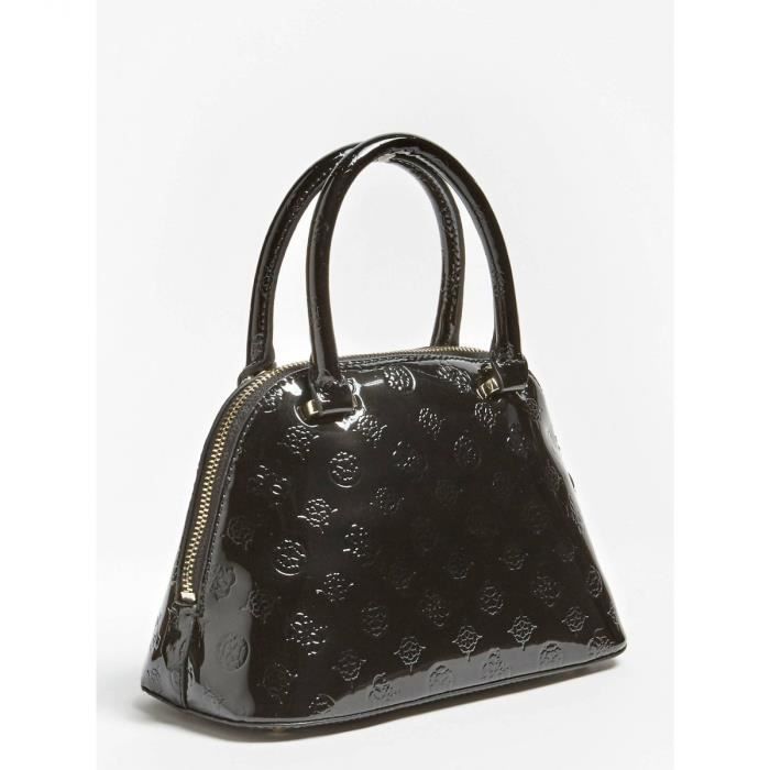 Guess Petit sac main verni femme tendance forme bugatti