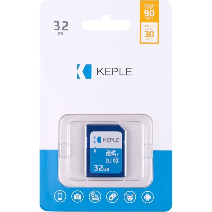 BigBuild Technology Carte Mémoire SD SDHC Classe 10 Pour Appareil Photo