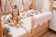 Tour de lit bébé - TOTSY BABY - Rose - 90 cm - Respirant - Protège-lit en mousse-2